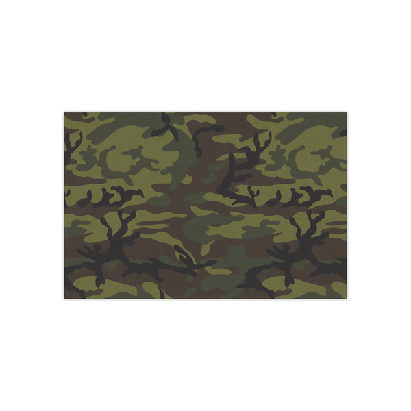 Custom Green Camo Tissue Paper Sheets - Small - Lightweight