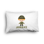Green Camo Pillow Case - Graphic (Personalized)