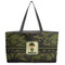 Green Camo Tote w/Black Handles - Front View