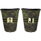 Green Camo Trash Can Black - Front and Back - Apvl