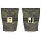 Green Camo Trash Can White - Front and Back - Apvl