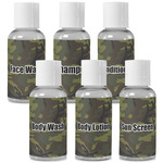 Green Camo Travel Bottles (Personalized)