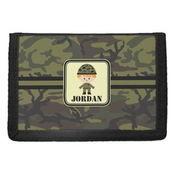 Green Camo Trifold Wallet (Personalized)