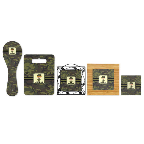 Green Camo Trivets