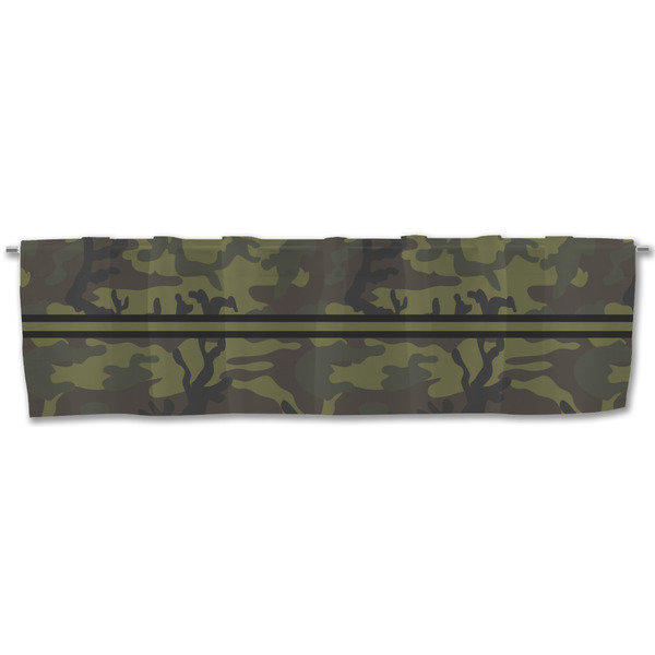 Green Camo Valance - Front