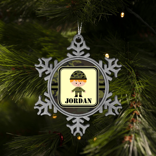 Green Camo Vintage Snowflake - (LIFESTYLE)