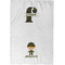 Green Camo Waffle Towel - Partial Print - Approval Image