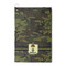 Green Camo Waffle Weave Golf Towel (Personalized)
