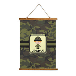 Green Camo Wall Hanging Tapestry (Personalized)