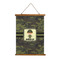 Green Camo Wall Hanging Tapestry - Portrait - MAIN