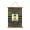 Green Camo Wall Hanging Tapestry (Personalized)