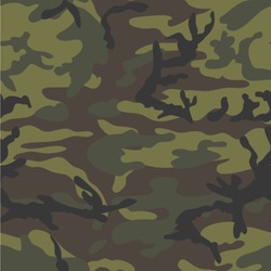 Green Camo Wallpaper & Surface Covering (Water Activated 24"x 24" Sample)