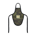 Green Camo Bottle Apron (Personalized)