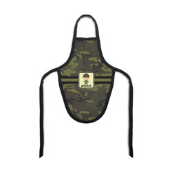 Green Camo Bottle Apron (Personalized)