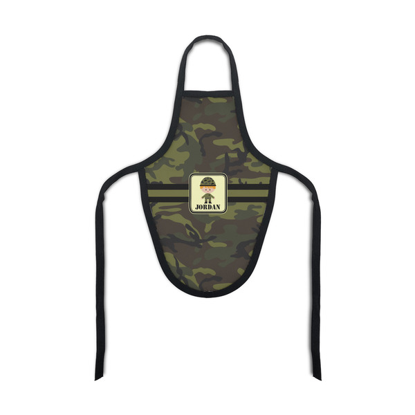 Custom Green Camo Bottle Apron (Personalized)