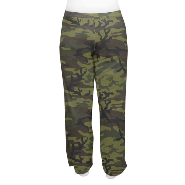 Green Camo Women's Pj on model - Back