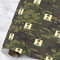 Green Camo Wrapping Paper Roll - Large - Main