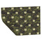Green Camo Wrapping Paper Sheet - Double Sided - Folded