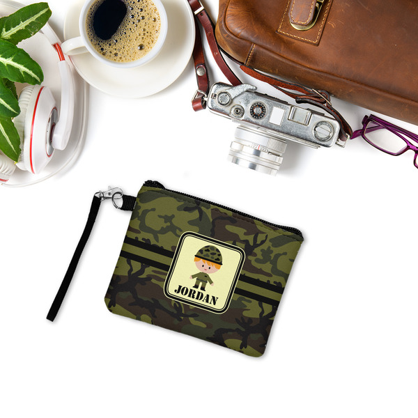 Green Camo Wristlet ID Cases - LIFESTYLE