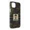 Green Camo iPhone Case - Plastic - iPhone 14 Plus (Personalized)