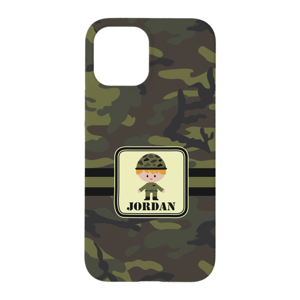 Green Camo iPhone 15 Case - Back