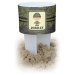 Green Camo Beach Spiker Drink Holder (Personalized)