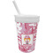 Personalized Pink Camo Sippy Cup with Straw