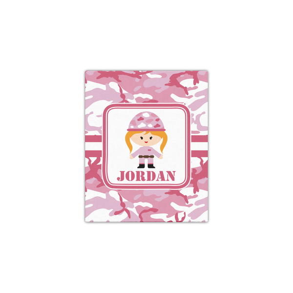 Pink Camo 11x14 - Canvas Print - Front View