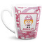 Pink Camo 12 Oz Latte Mug - Front Full
