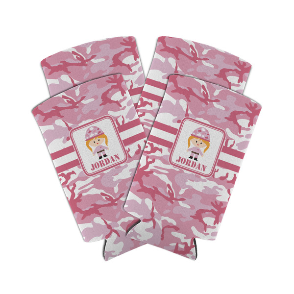Pink Camo 12oz Tall Can Sleeve - Set of 4 - MAIN
