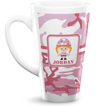 Pink Camo 16 Oz Latte Mug (Personalized)