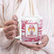 Pink Camo 20oz Coffee Mug - LIFESTYLE