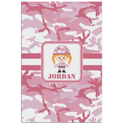Pink Camo Poster - Matte - 24x36 (Personalized)