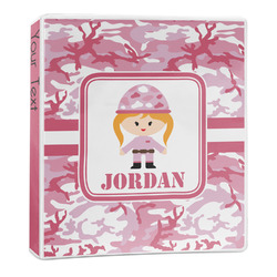 Pink Camo 3-Ring Binder (Personalized)