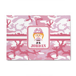 Pink Camo 4' x 6' Indoor Area Rug (Personalized)