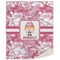 Pink Camo Sherpa Throw Blanket (Personalized)