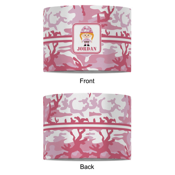 Pink Camo 8" Drum Lampshade - APPROVAL (Fabric)
