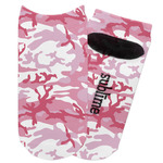 Pink Camo Adult Ankle Socks (Personalized)