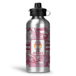 Pink Camo Water Bottles - 20 oz - Aluminum (Personalized)