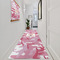 Pink Camo Area Rug Sizes - In Context (vertical)