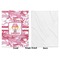 Pink Camo Baby Blanket (Single Side - Printed Front, White Back)