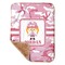 Pink Camo Baby Sherpa Blanket - Corner Showing Soft