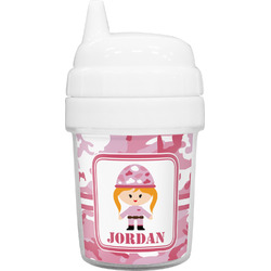 Pink Camo Baby Sippy Cup (Personalized)