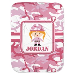 Pink Camo Baby Swaddling Blanket (Personalized)