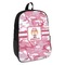 Pink Camo Backpack - angled view