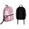 Pink Camo Backpack front and back - Apvl