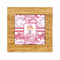 Pink Camo Bamboo Trivet with Ceramic Tile Insert (Personalized)