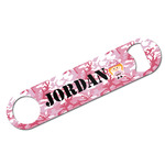 Pink Camo Bar Bottle Opener w/ Name or Text