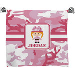 Pink Camo Bath Towel (Personalized)