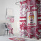 Pink Camo Bath Towel Sets - 3-piece - In Context